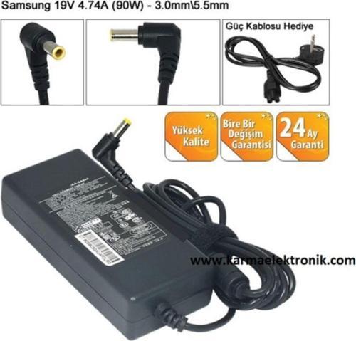 Samsung Np-q35 Uyumlu Notebook Adaptörü 19volt 4.74amper ( 24 Ay Garantili )