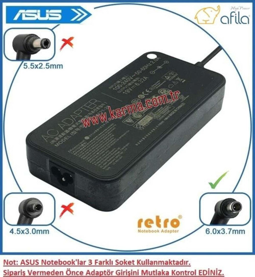 MSI Stealth 15M A11 uyumlu Notebook Adaptörü, Şarj Aleti Cihazı 150W