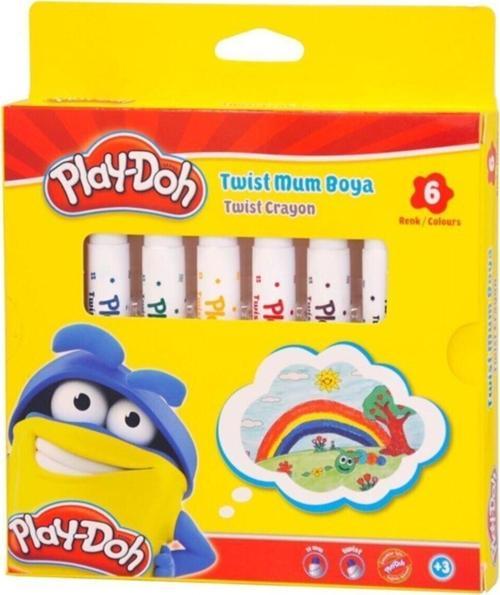 Play Doh Play-Doh 6 Renk Twist Crayon Karton Kutu 10 Mm