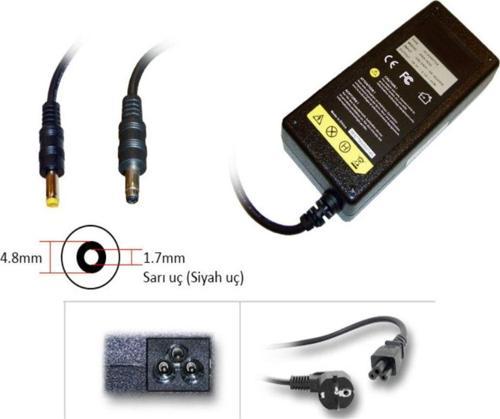 Compaq Dv4000 Nc8230 Dv8408 Notebook Adaptörü - 19v 4.74a 1.7mm\4.8mm