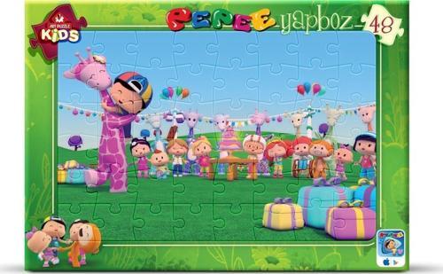 Art Çocuk Frame Puzzle Pepee'Nin Doğum Günü Partisi 48 Parça Puzzle