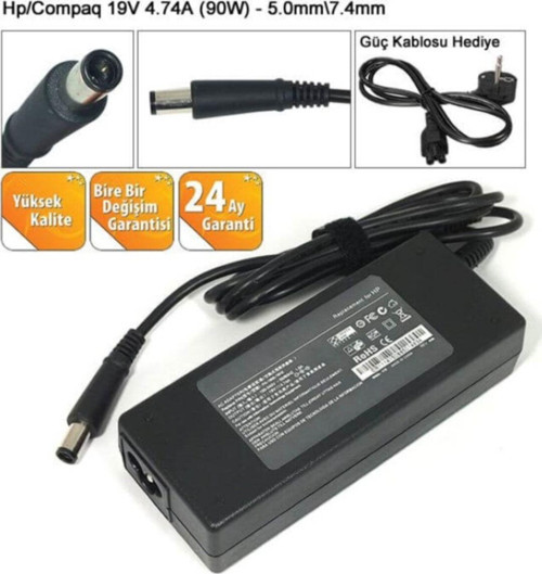 Probook 4530s (a6d96ea) Notebook Adaptör - Şarj Cihazı - 90w Uyumlu