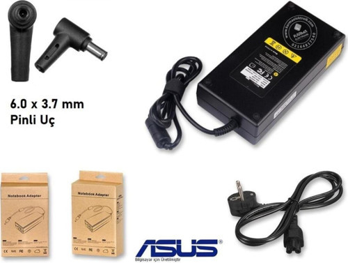 Asus 19.5V 9.23A Pinli Uç (6.0*3.7mm) Notebook Adaptör - Şarj Cihazı - 180W