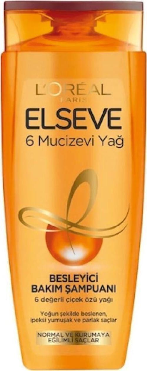 L'Oréal Elseve Şampuan 400 ml Mucizevi Yağ Besleyici Bakım Değerli Amla Yağı Özü