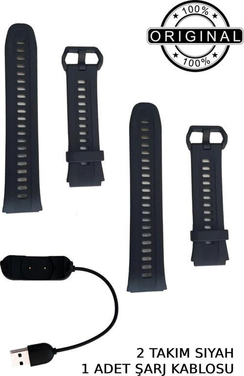 Noe Akıllı Saat Kordon Takımı + Şarj Kablosu Hediye