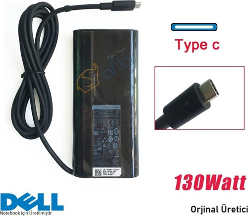 Dell Precision 5530 Uyumlu 2 in 1 Adaptör, Şarj Cihazı 130W