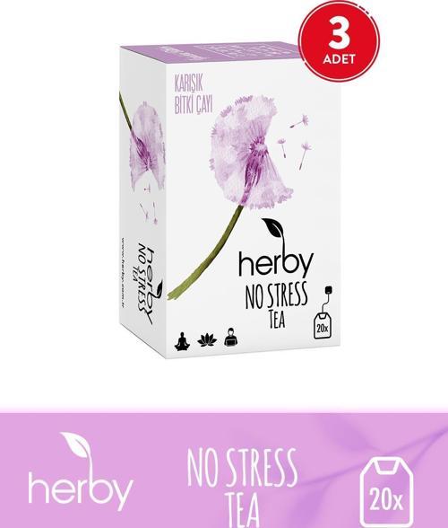 No Stress Tea Rahatlatıcı Pasifloralı Bitki Çayı 3'lü Paket