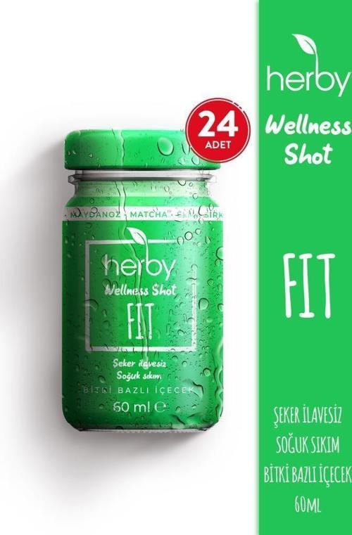 Fit Matcha Shot 24'lü Paket Formda Kal Bitki Bazlı İçecek 60 ml