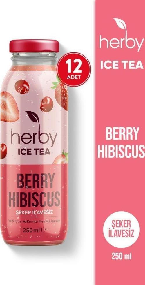 Ice Tea Berry Hibiscus Soğuk Çay Şeker İlavesiz 250 ml x 12