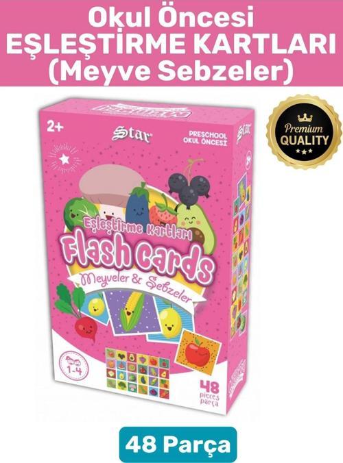 Preschool Eğitici Öğretici Hafıza Geliştirici Okul Öncesi Eğlenceli EŞLEŞTİRME OYUNU-MEYVE SEBZELER