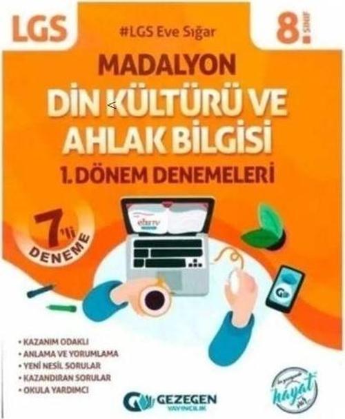LGS 1. Dönem Madalyon Din Kültürü ve Ahlak Bilgisi Denemeleri Gezegen Yayıncılık