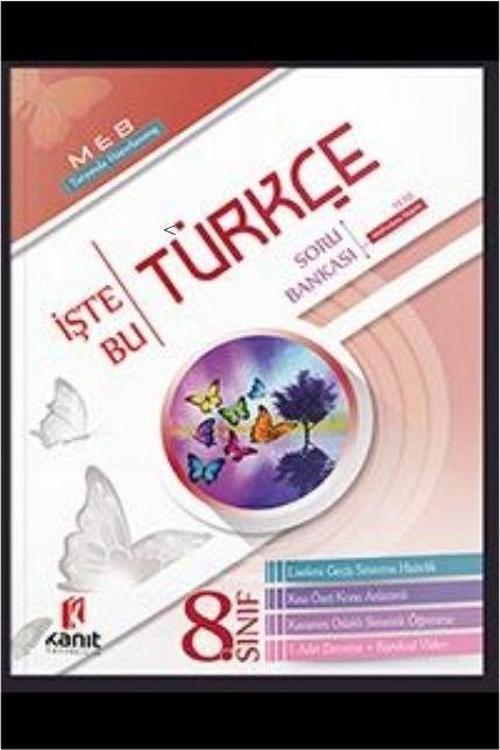 8. Sınıf Türkçe İşte Bu Soru Bankası Kanıt Yayınları