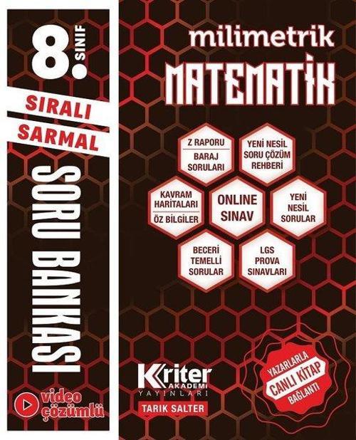 LGS Sıralı Sarmal Milimetrik Matematik Soru Bankası