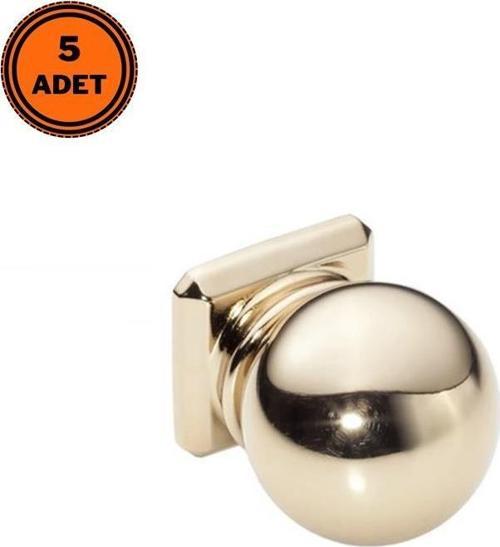 5 Adet Doğanlar AL-243 Mobilya Kulp Tek Vidalı Düğme Albrifin 