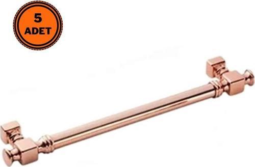 5 Adet Doğanlar Dragon 192 mm Mobilya Kulp Süper Rose Bronz