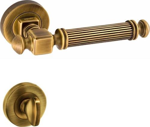 Konsept Bosfor Rozetli Kapı Kolu Olifka Antik Sarı Wc