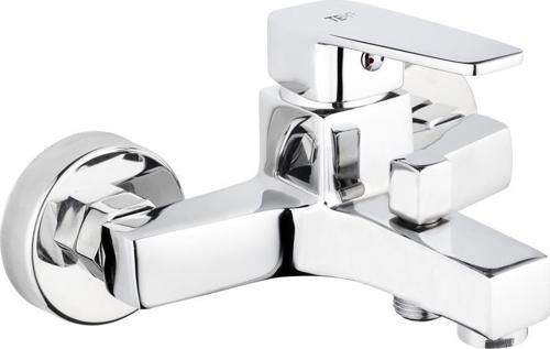 Kare Slim Banyo Bataryası Musluk Krom