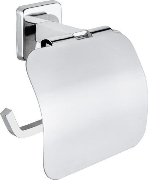 Lüx Kare Plus Banyo Tuvalet Kağıtlığı Kapaklı Wc Kağıtlık Krom