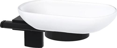 Premium Serisi Banyo Sabunluk Mat Siyah