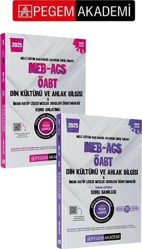 PEGEM AKADEMİ 2025 MEB-AGS-ÖABT Din Kültürü ve Ahlak Bilgisi-İmam Hatip Lisesi Mes.Lisesi Konu Anlat