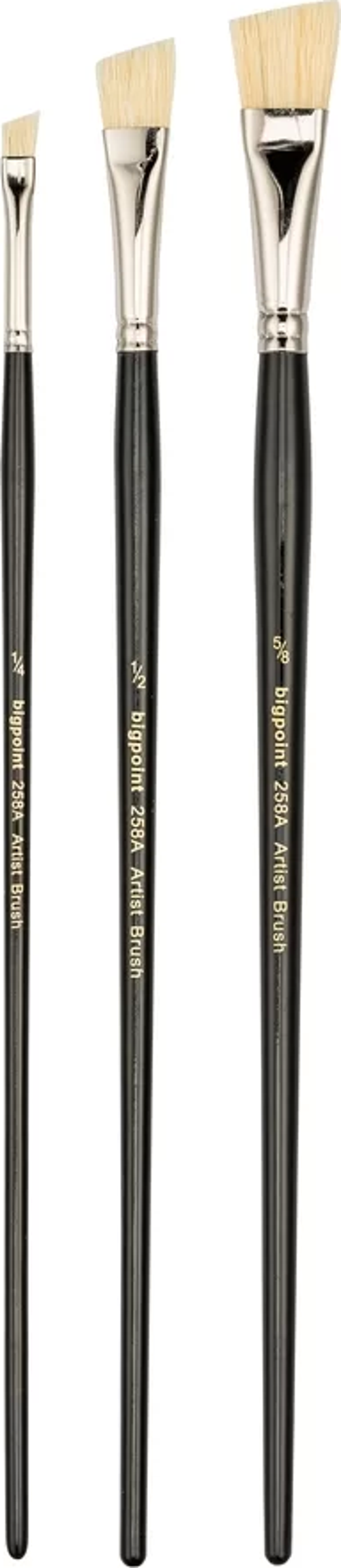 258A Serisi Doğal Kıl Yan Kesik Fırça No: 1/4