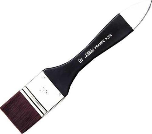 Zemin Fırçası Sentetik Yassı Geniş Siyah No 1.5