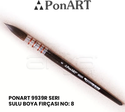 9939R Seri Sulu Boya Fırçası No: 8