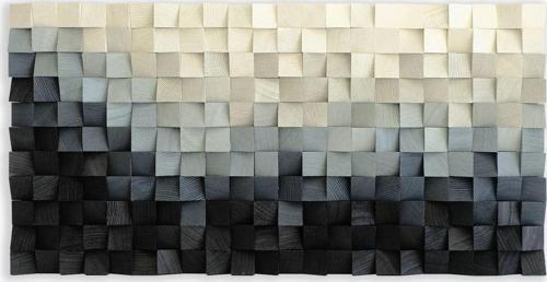 Luna 110X55Cm El Yapımı Mozaik Ahşap Duvar Tablosu