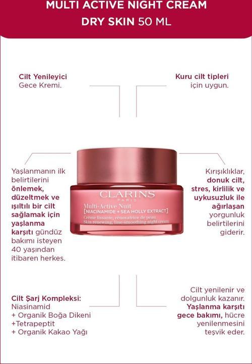 Multı Actıve Gece Kremi Kuru Ciltler İçin 50 Ml