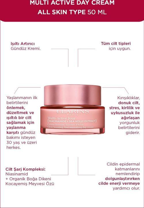 Multı Actıve Gündüz Kremi Tüm Cilt Tipleri İçin 50 Ml