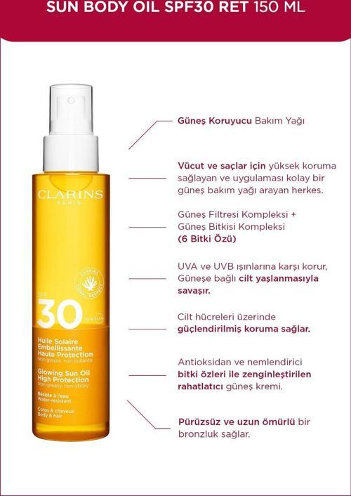 Sun Body Oıl Spf30 150Ml - Güneş Koruyucu Vücut Yağı Spf 30