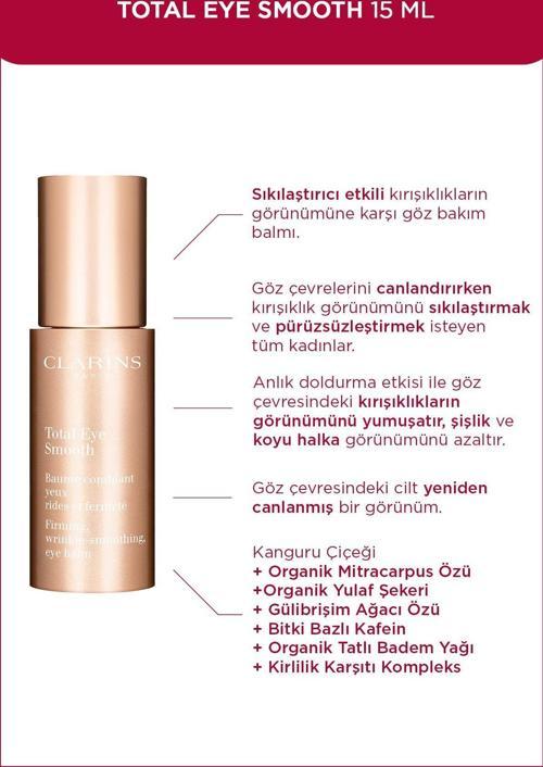 Total Eye Smooth 15 Ml - Sıkılaştırıcı Göz Bakım Kremi