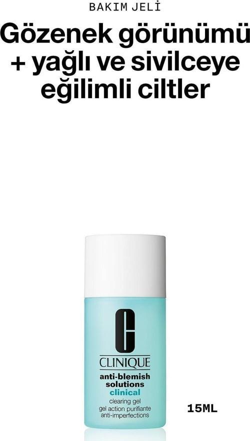 Anti-Blemish Solutions™ Clinical Siyah Nokta Ve Sivilce Görünümünü Azaltan Bakım Jeli 15 Ml