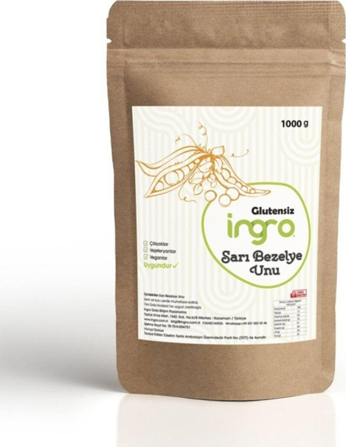 İn gr.o Glutensiz Sarı Bezelye Unu 1000 gr.