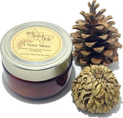 3 Nota Hediyelik Mum Soy Wax Candle (Doğal Soya Mumu)
