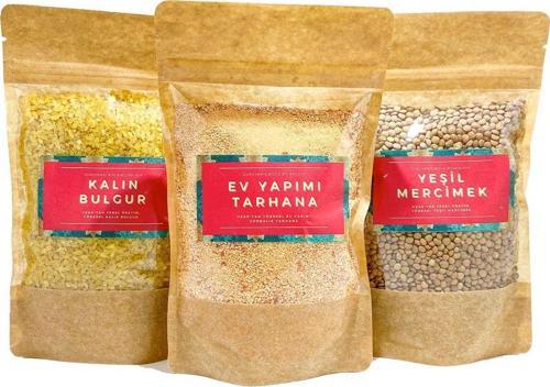 Öğün Paketi Bulgur Tarhana Ve Yeşil Mercimek