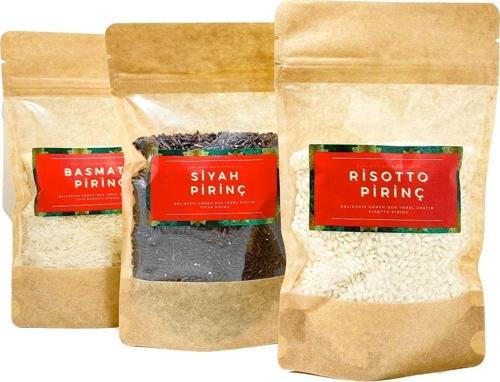 Pirinç Deneme Paketi Basmati Siyah Pirinç Risotto