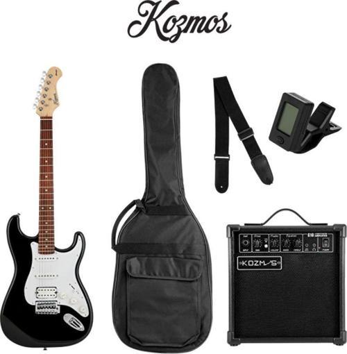 KGP-STG10HSS-BK Başlangıç Elektro Gitar Paketi