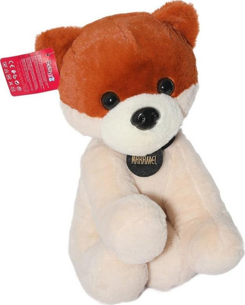 1397 Karamel Peluş Köpek 30 Cm -Selay Oyuncak