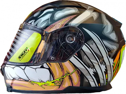820 Wolverine Full Face Motosiklet Kaskı