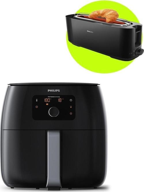 Hd 9650/90 Xxl Airfryer Hd2590/90 Ekmek Kızartma Makinesi Hediyeli 2 Yıl Türkiye Garanti