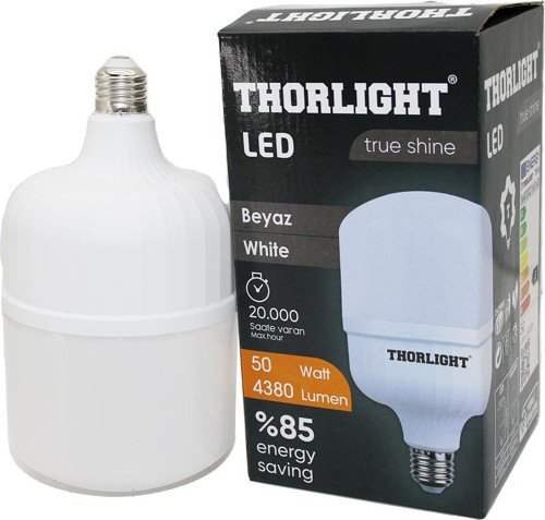 Thorlıght 50W E27 Torch T-Shape Beyaz Led Ampul T-50B