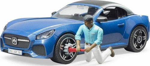 Br03481 Bruder Roadster Araba (Mavi) Ve Şürücüsü