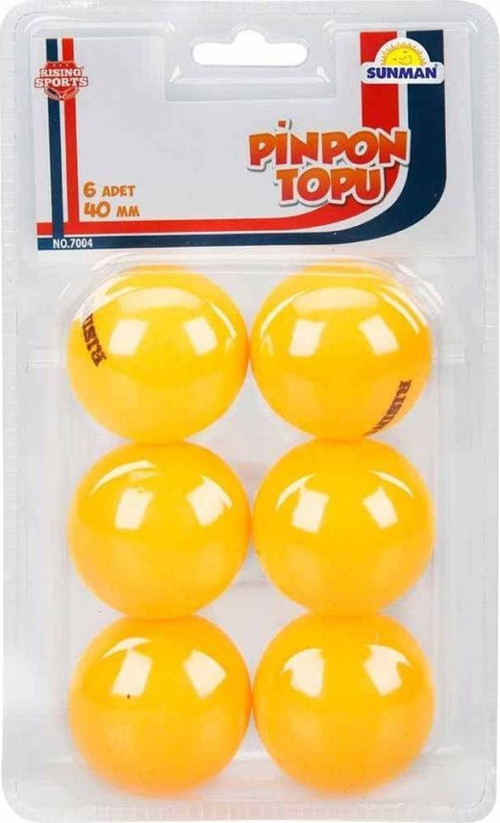 1001207 Pinpon Topu 6'Lı