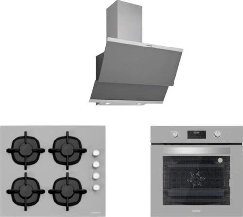 Gri Cam Ankastre Set Bo6502S02 - Cs5343S01 - 3420 Classy 60