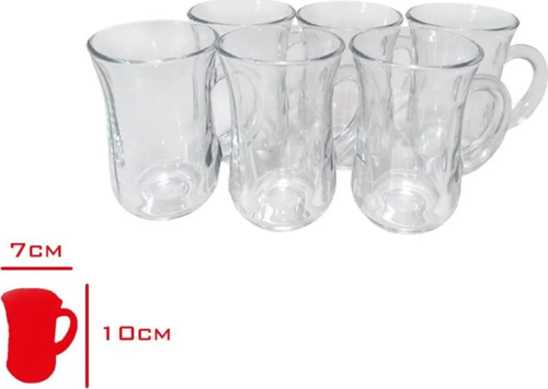 Bardak Kulplu 6 Li Istikane Mug Royaleks-81674