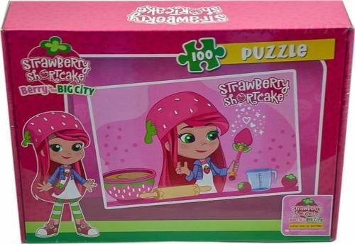 Ck7879 Çilek Kız 100 Parça Kutu Puzzle-Utku