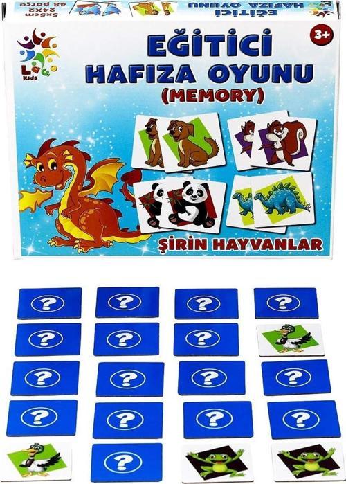 Laço Puzzle Lc022 Eğitici Hafıza Oyunu Şirin Hayvanlar