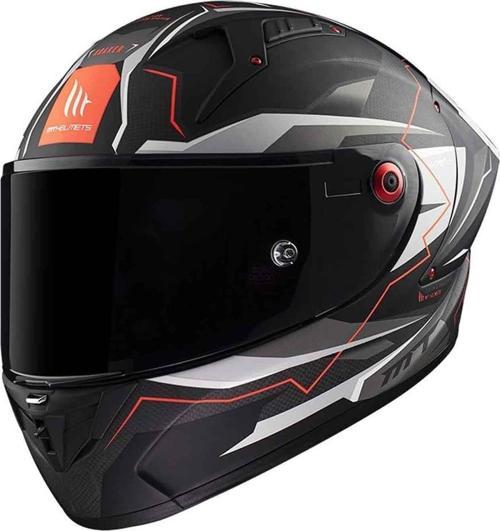 Kre+ Carbon Kapalı Motosiklet Kaskı