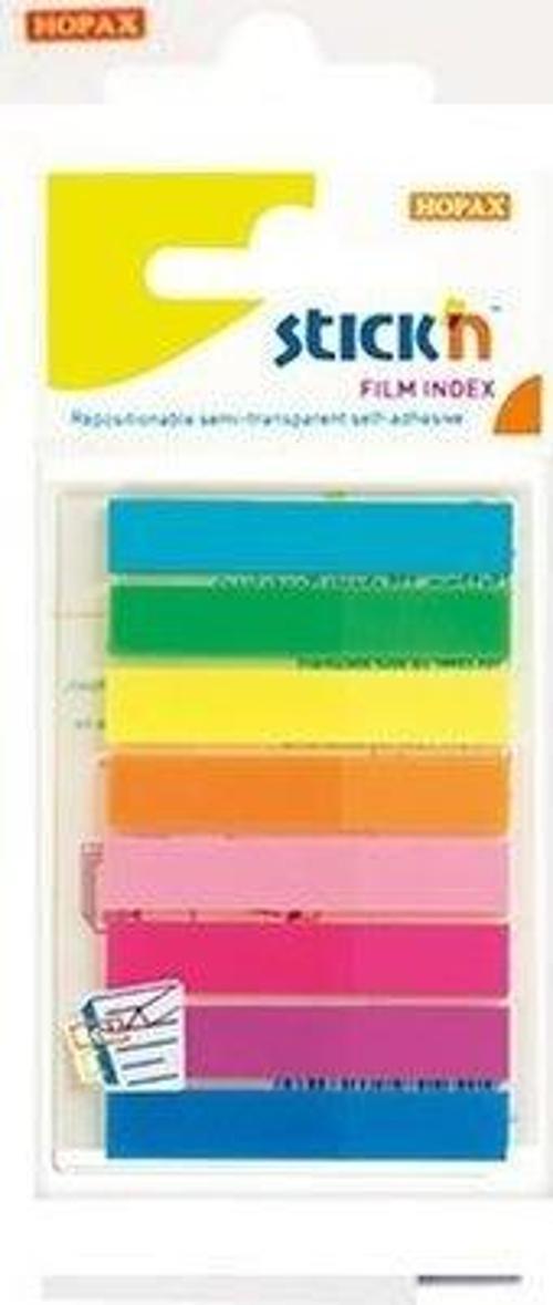 Not Kağıdı Stickn 45x8 Neon 8 Renk Film Ayraç 20Yaprak
